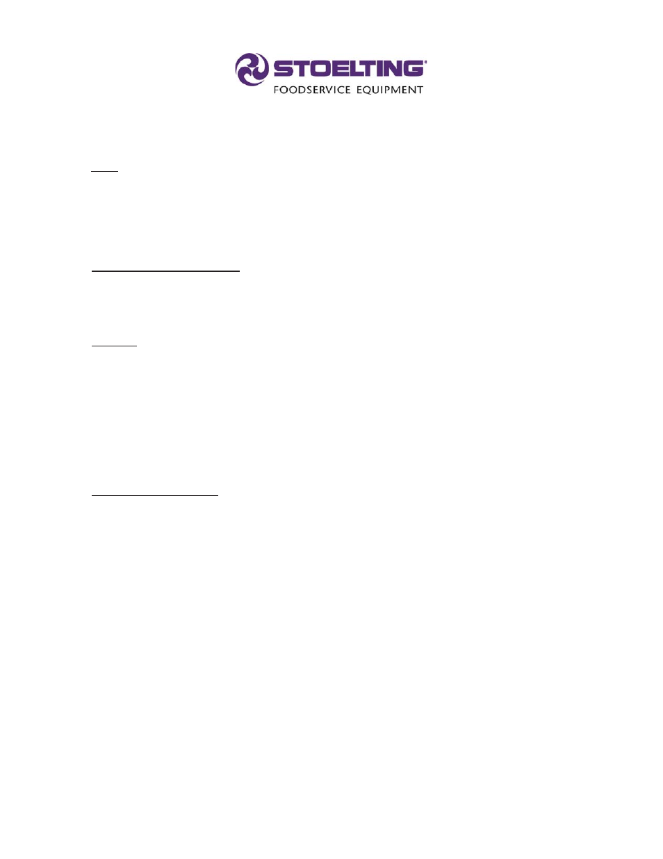 Warranty soft serve / shake freezers | Vollrath SU444 Water Cooled User Manual | Page 41 / 41