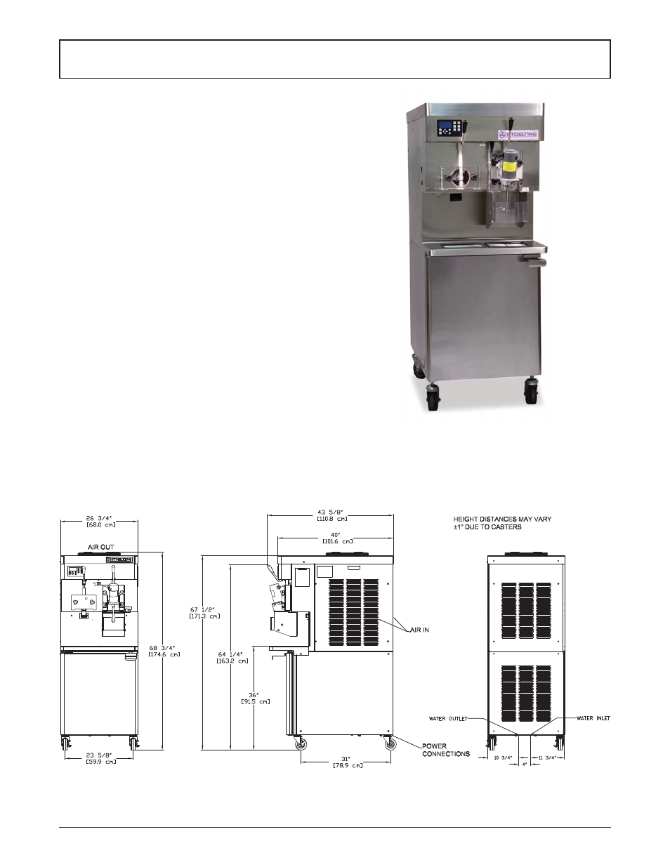 Vollrath SU444 Water Cooled User Manual | Page 7 / 41