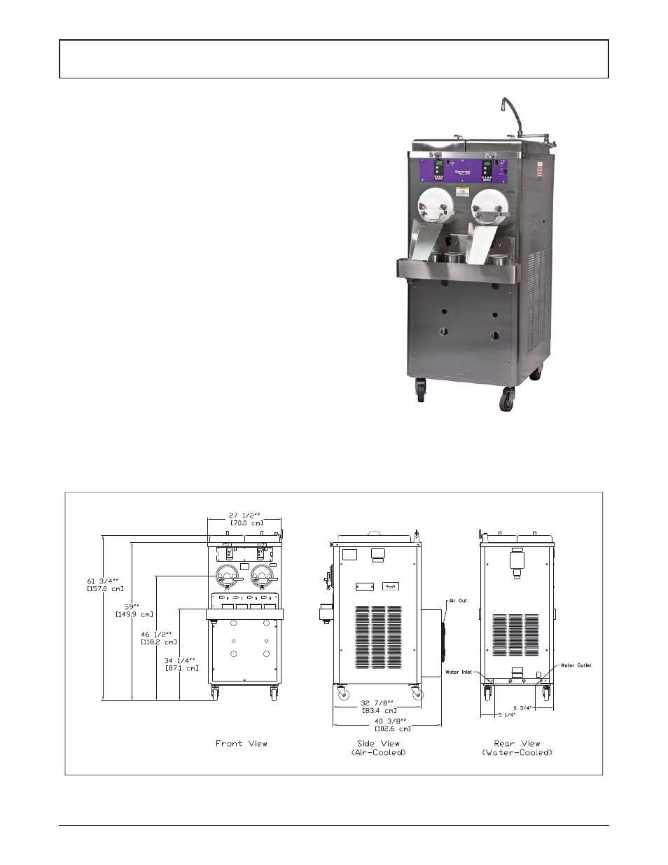 Vollrath M202B Water Cooled User Manual | Page 7 / 31