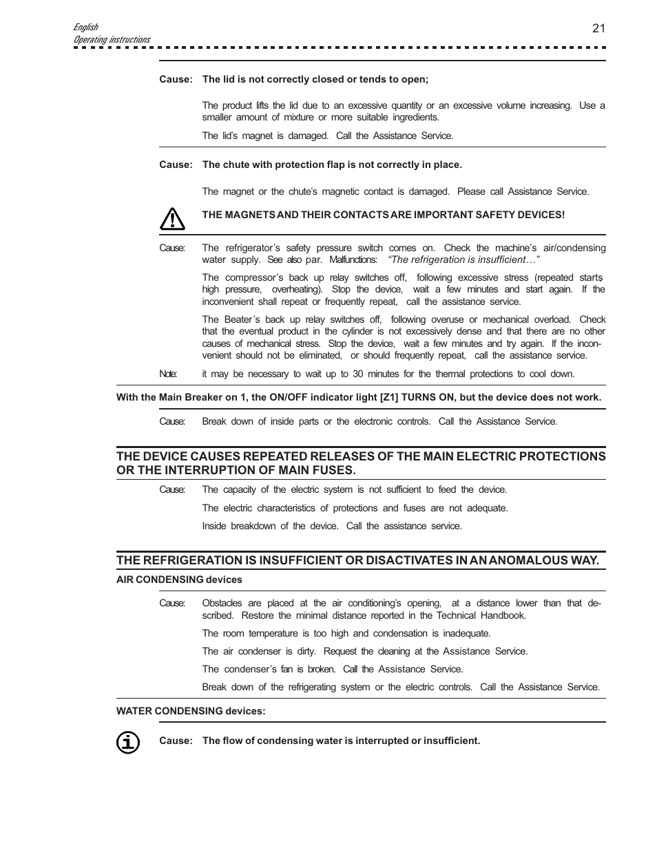 Vollrath VB25 User Manual | Page 21 / 24
