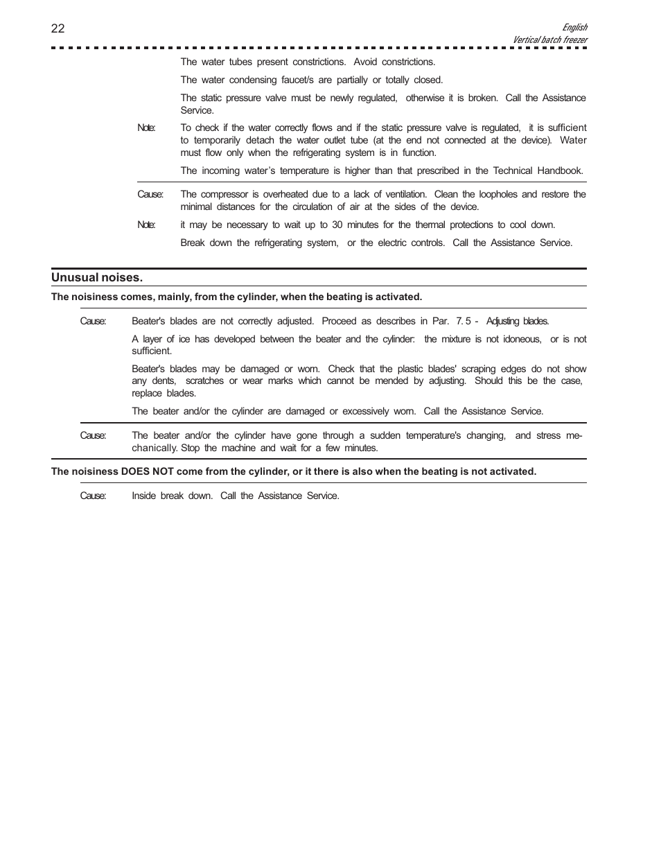 Vollrath VB25 User Manual | Page 22 / 24