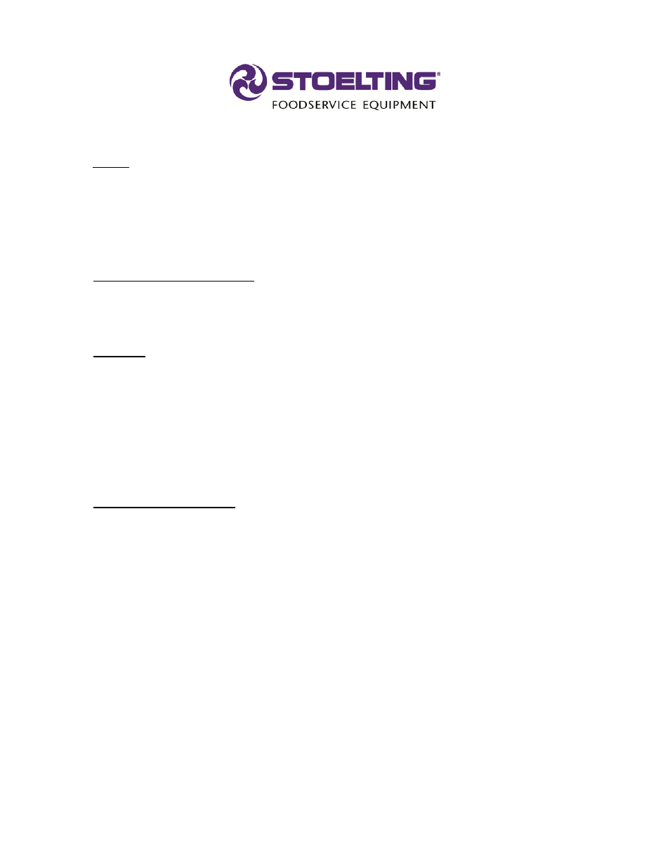 Vollrath VB25 User Manual | Page 23 / 24