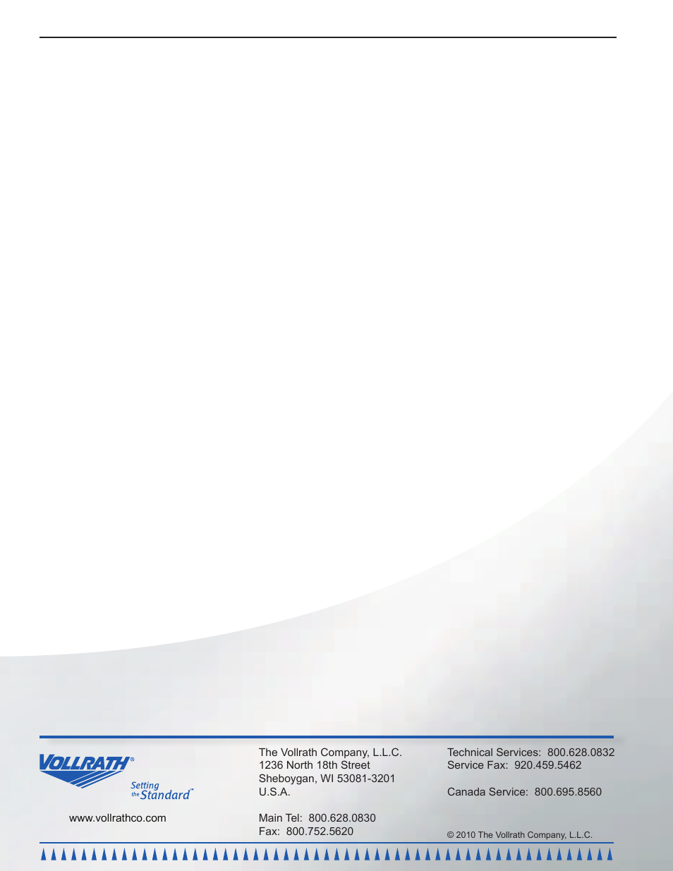 Vollrath Cayenne Hot Dog Roller Grills User Manual | Page 5 / 5
