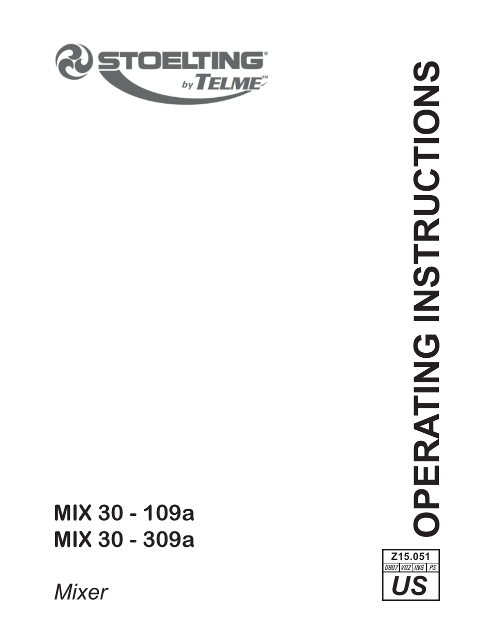 Vollrath Mix30 User Manual | 24 pages