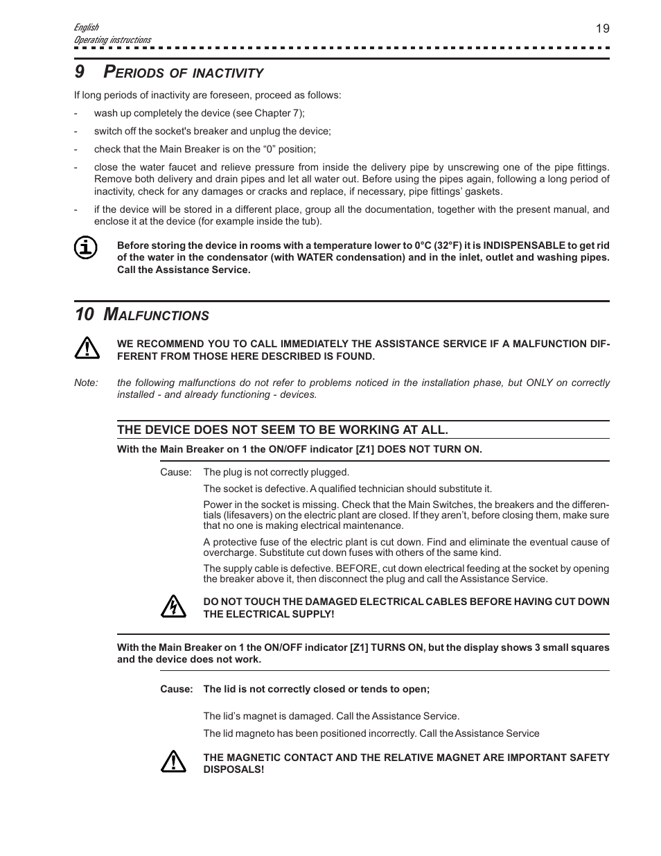 10 m | Vollrath Mix30 User Manual | Page 19 / 24