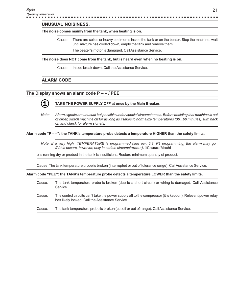 Vollrath Mix30 User Manual | Page 21 / 24