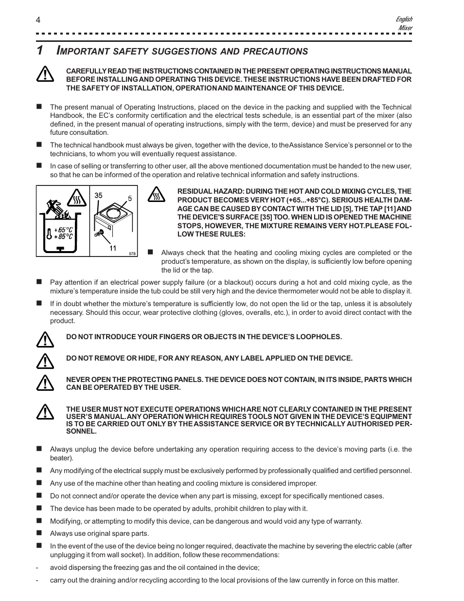 Vollrath Mix30 User Manual | Page 4 / 24