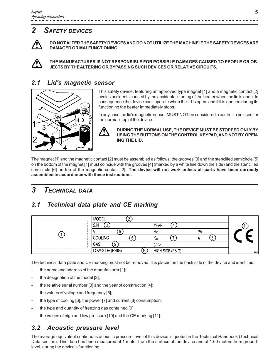 Vollrath Mix30 User Manual | Page 5 / 24
