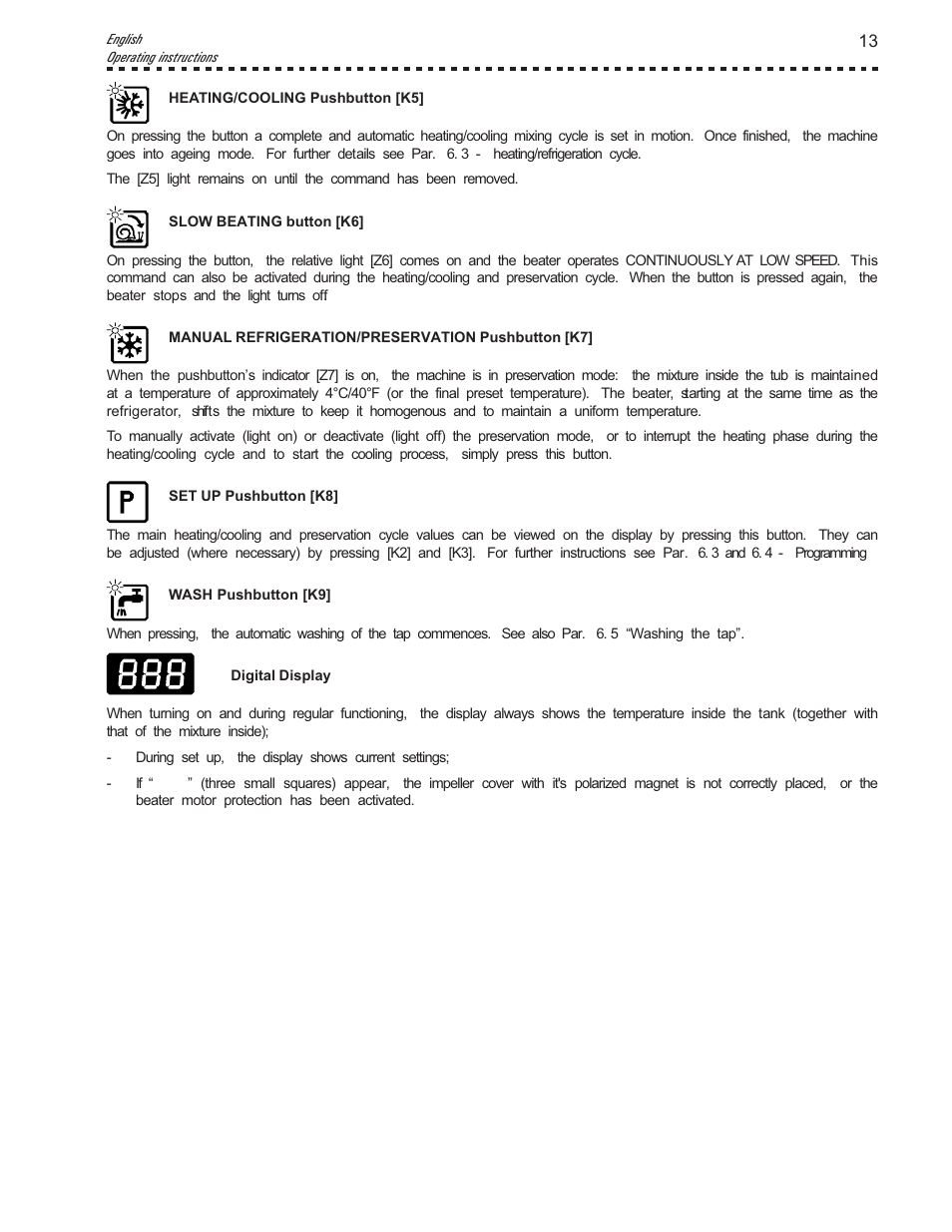 Vollrath Mix60-Water Cooled User Manual | Page 13 / 24