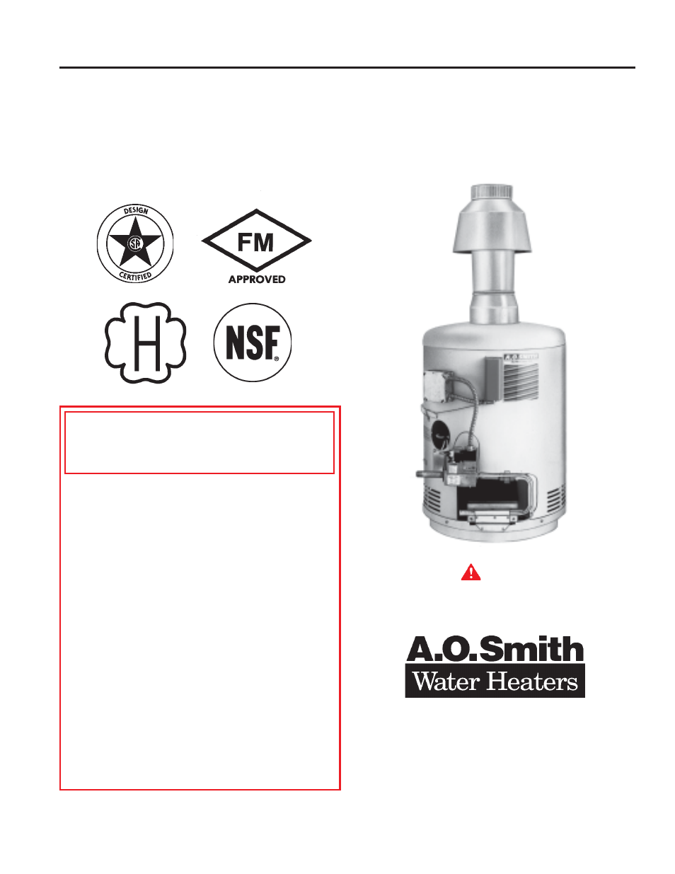 A.O. Smith 200M User Manual | 28 pages