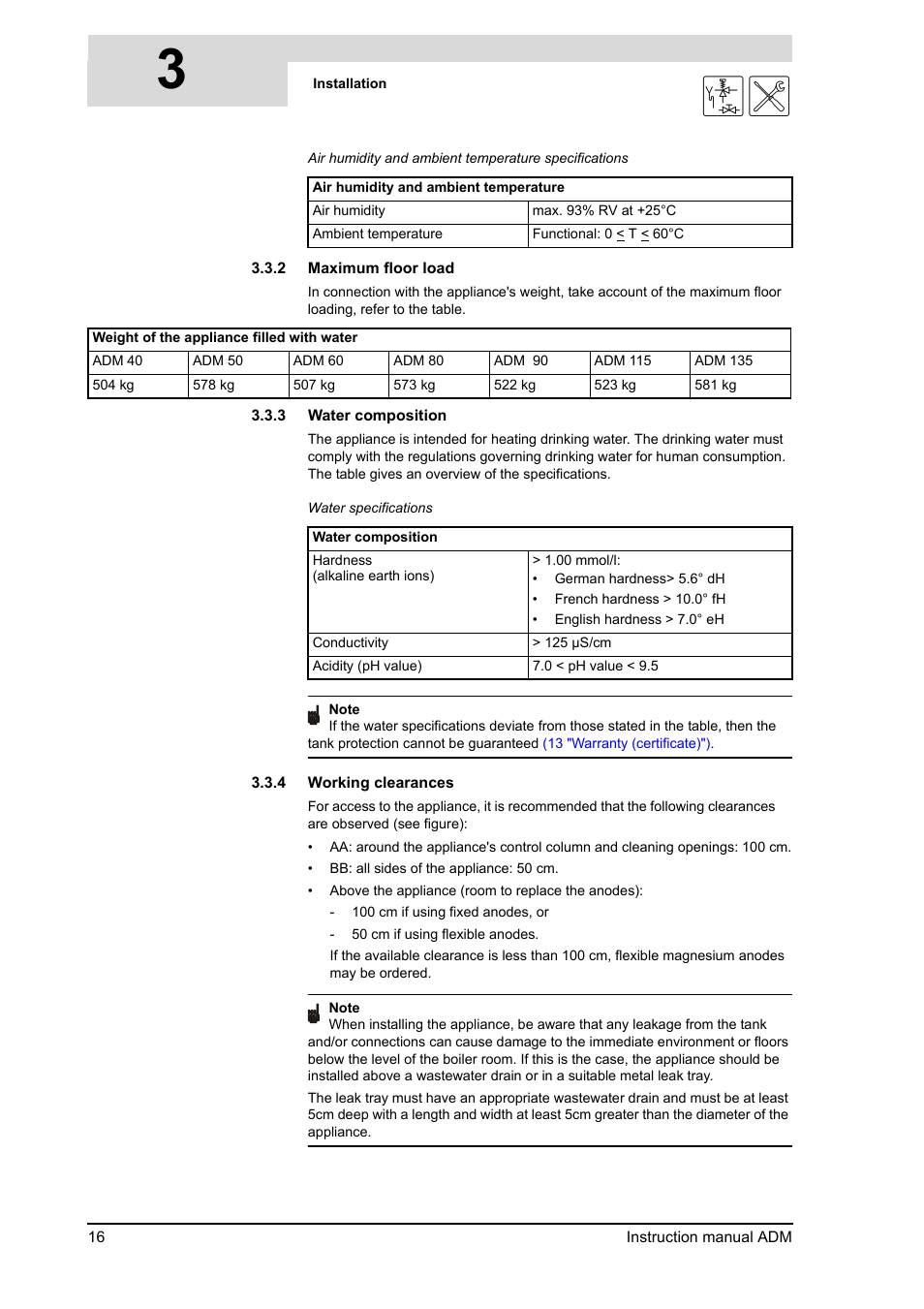 A.O. Smith ADM - 80 User Manual | Page 16 / 74