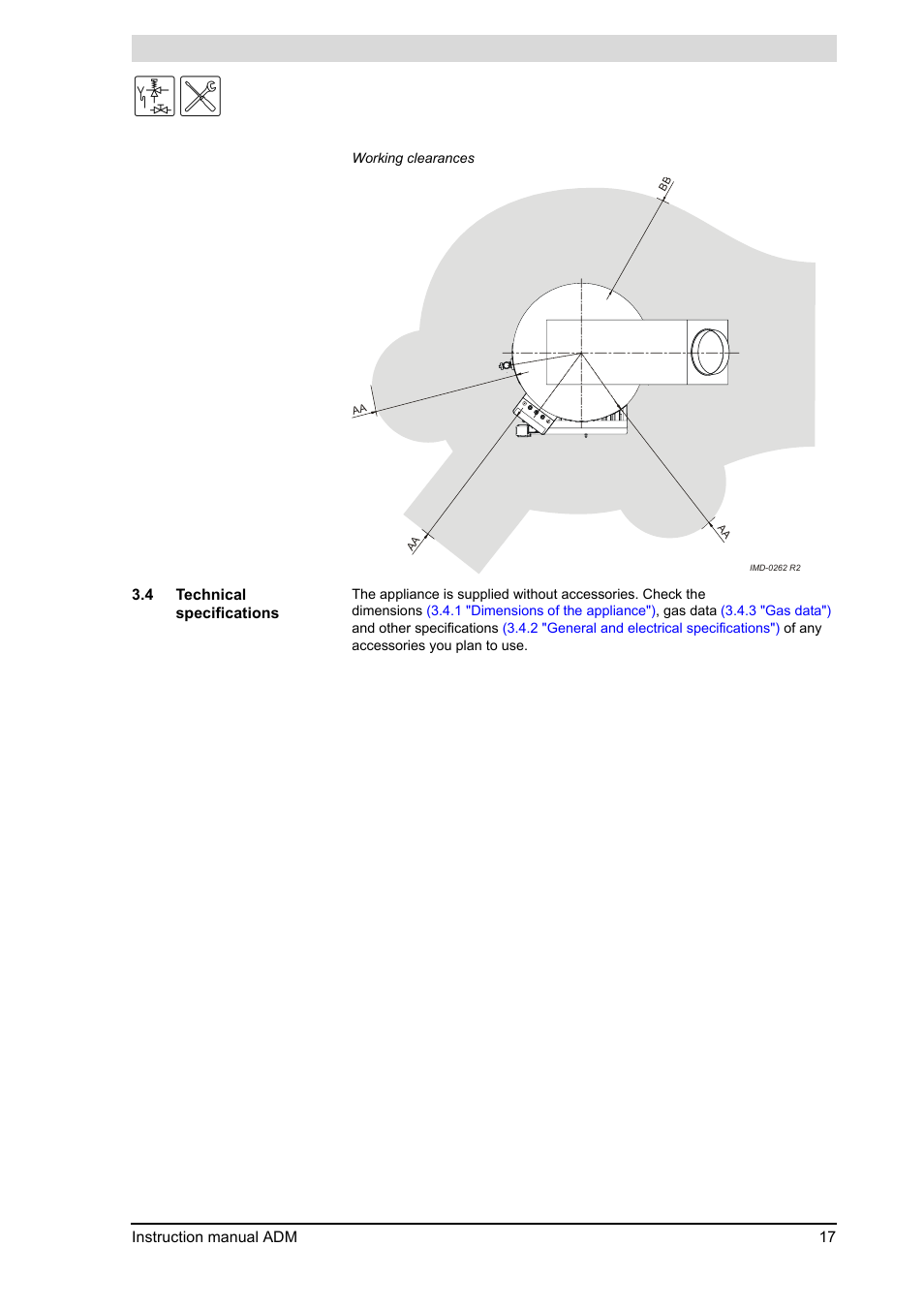 Technical specifications | A.O. Smith ADM - 80 User Manual | Page 17 / 74