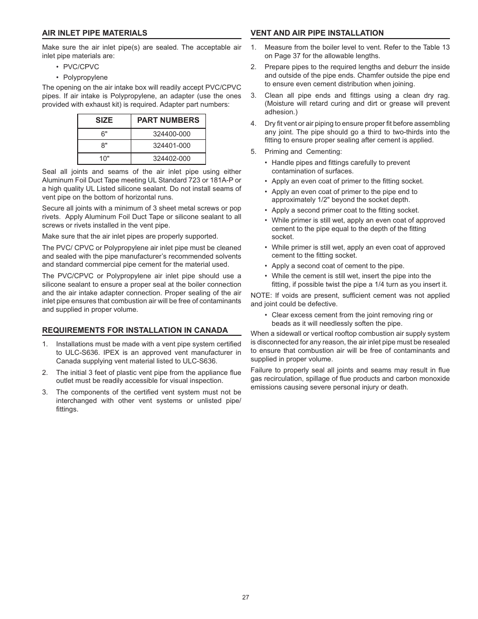 A.O. Smith 3400 User Manual | Page 27 / 80