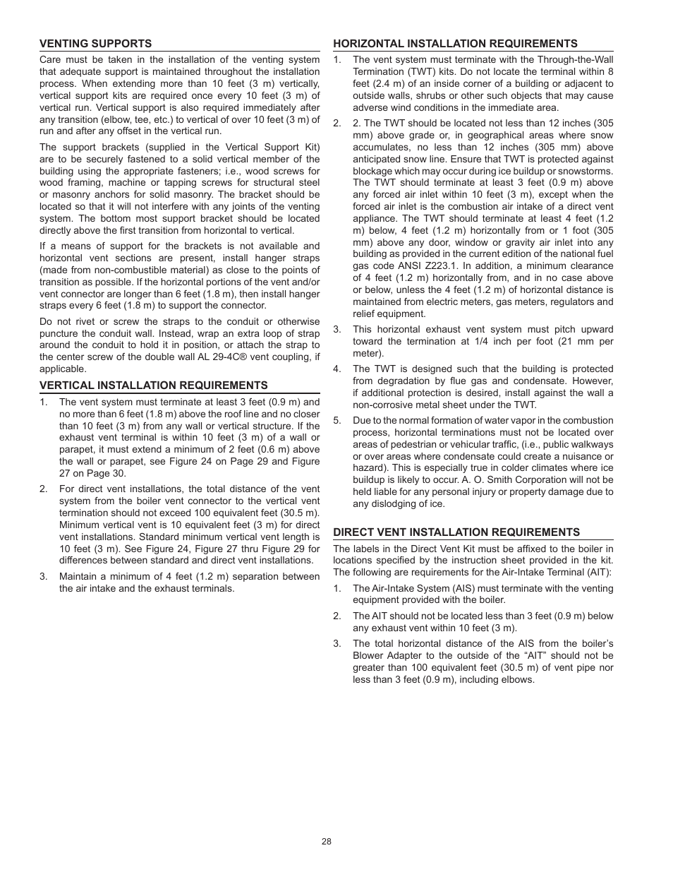 A.O. Smith 3400 User Manual | Page 28 / 80