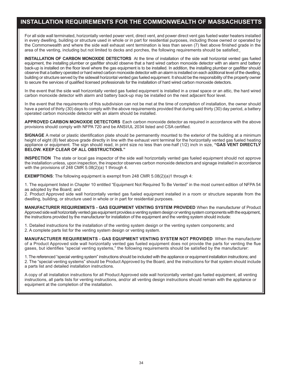 A.O. Smith 3400 User Manual | Page 34 / 80