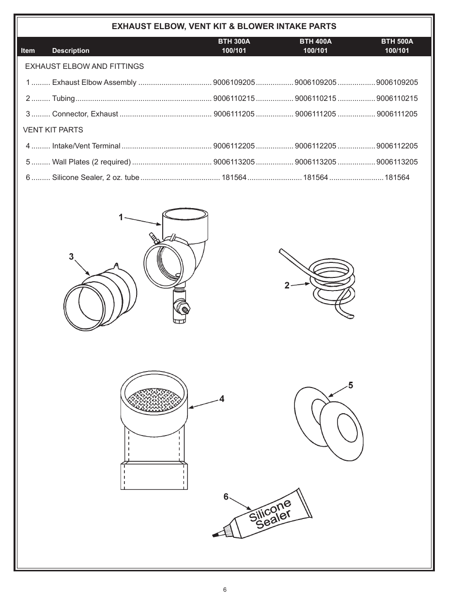 A.O. Smith BTH-500A User Manual | Page 6 / 8
