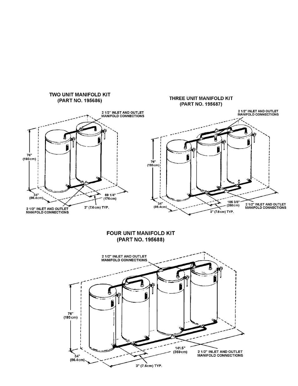 Manifold kits | A.O. Smith BTH 300A User Manual | Page 31 / 36