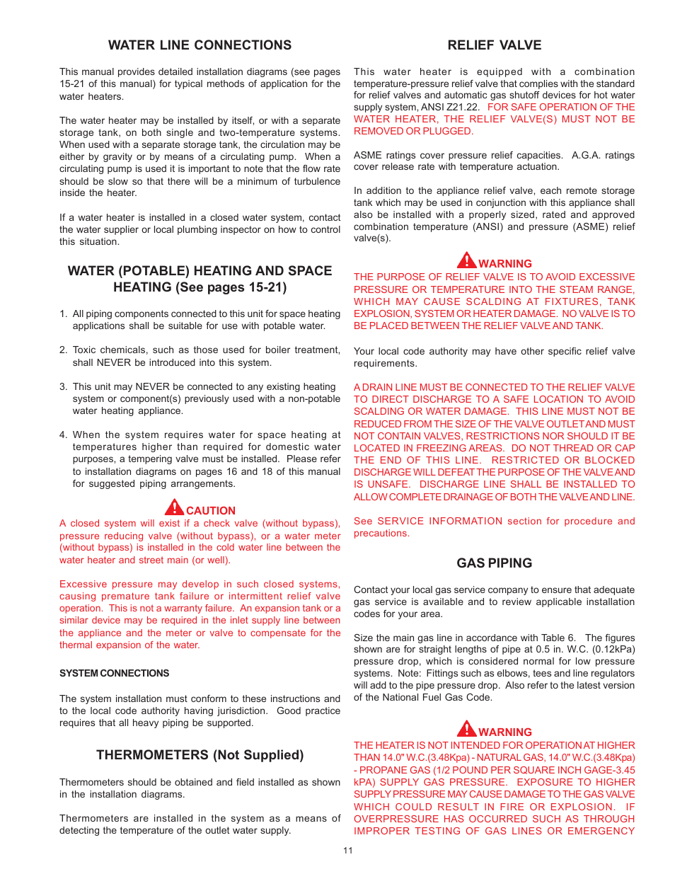 A.O. Smith BTI 120 User Manual | Page 11 / 32