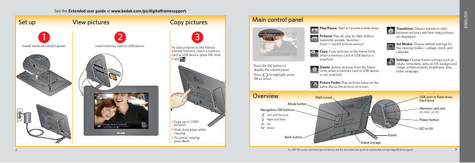 Kodak P87 User Manual | Page 2 / 7