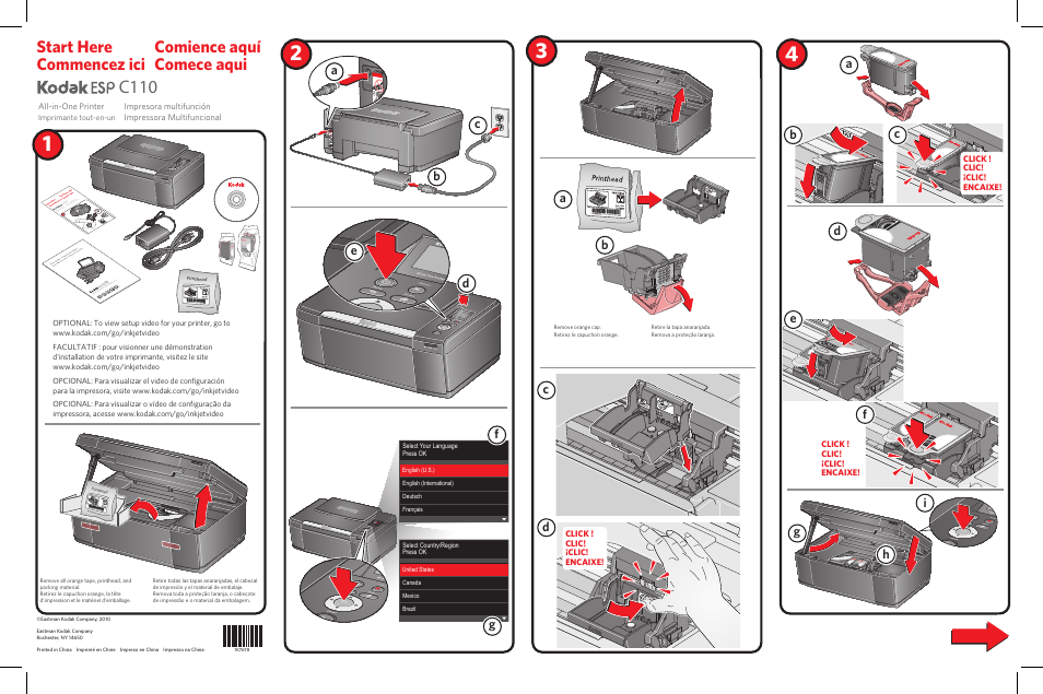 Kodak ESP C110 User Manual | 2 pages