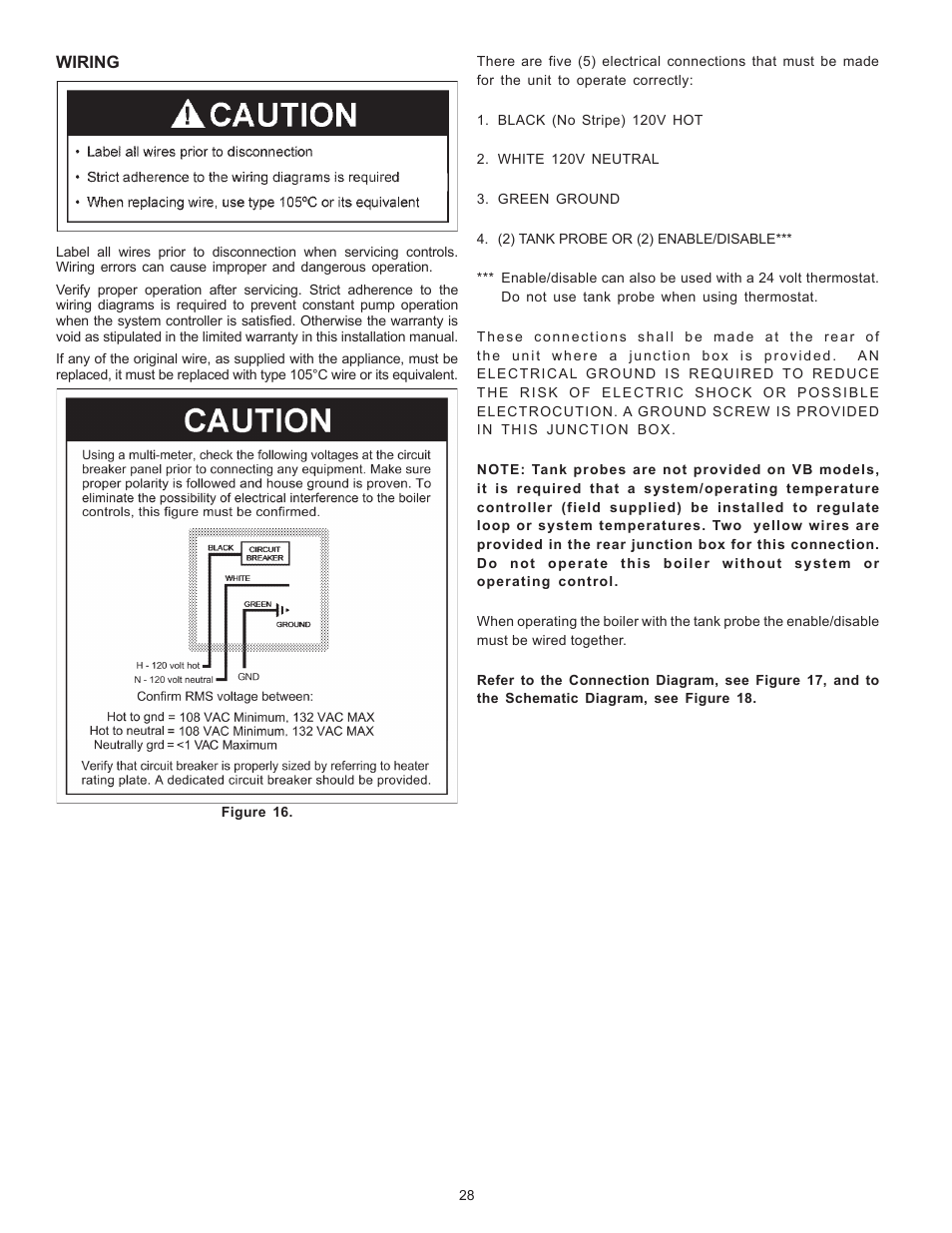 Wiring | A.O. Smith VB/VW- 1000 User Manual | Page 28 / 52