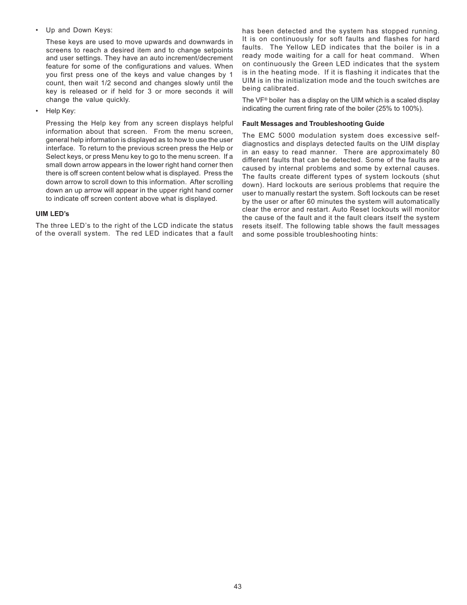 A.O. Smith VB/VW- 1000 User Manual | Page 43 / 52
