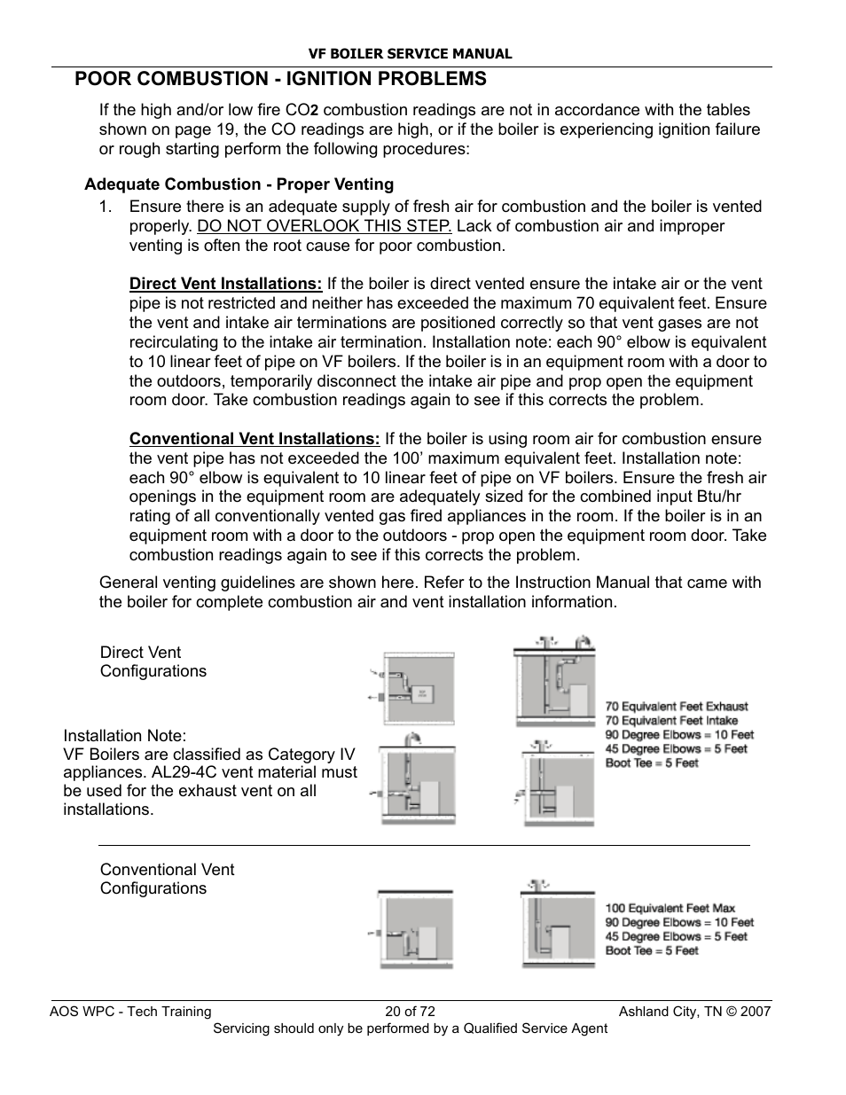 Poor combustion - ignition problems | A.O. Smith TC-099 User Manual | Page 21 / 74