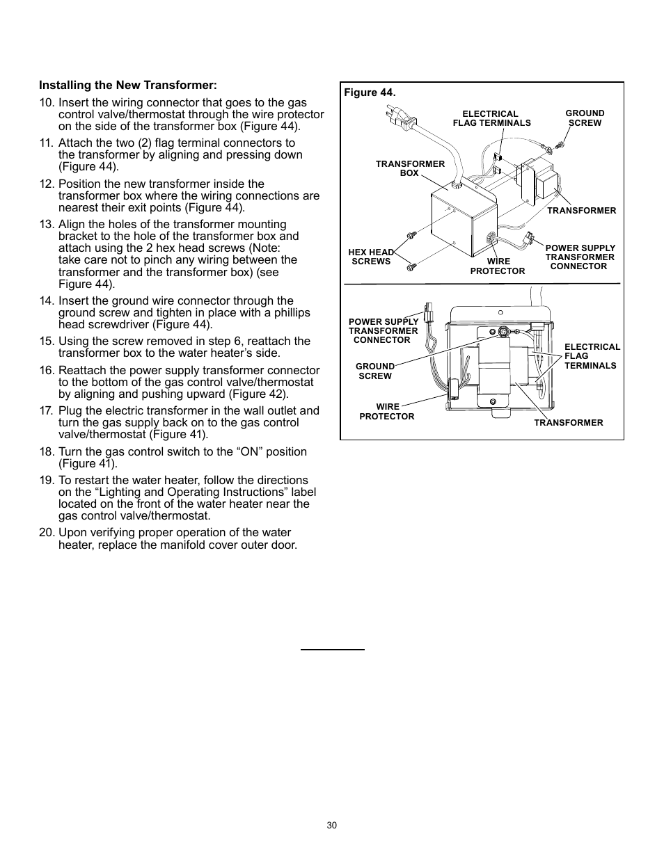 A.O. Smith 12 40GPC T 100 User Manual | Page 30 / 56