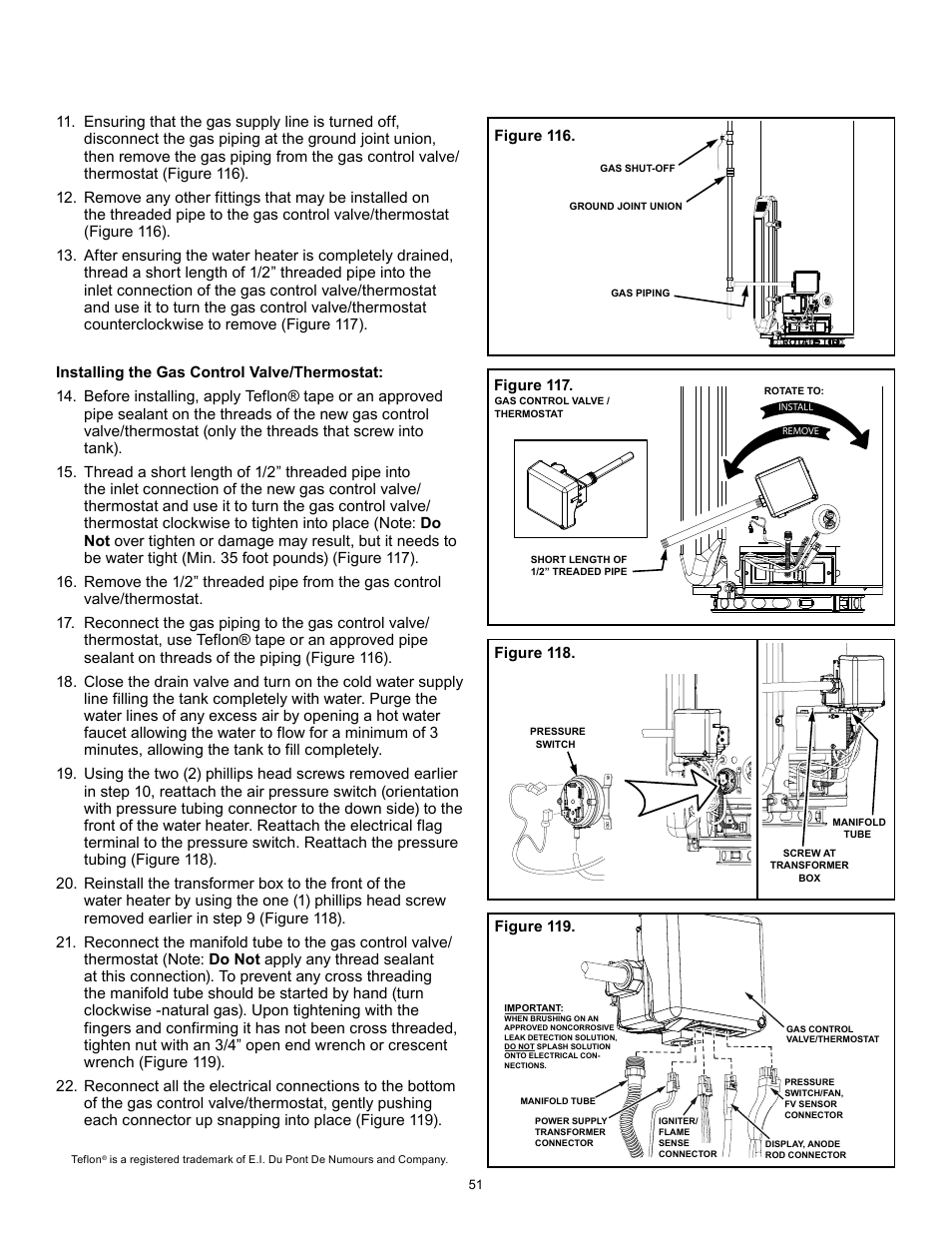 A.O. Smith 12 40GPC T 100 User Manual | Page 51 / 56