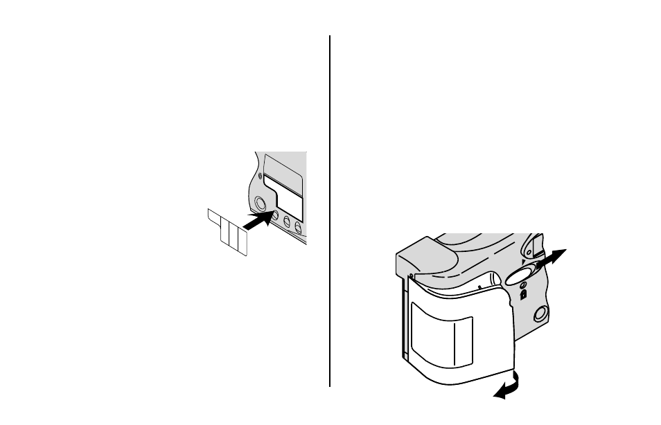 Loading the film, Attaching the lcd label | Kodak KE85 User Manual | Page 10 / 98