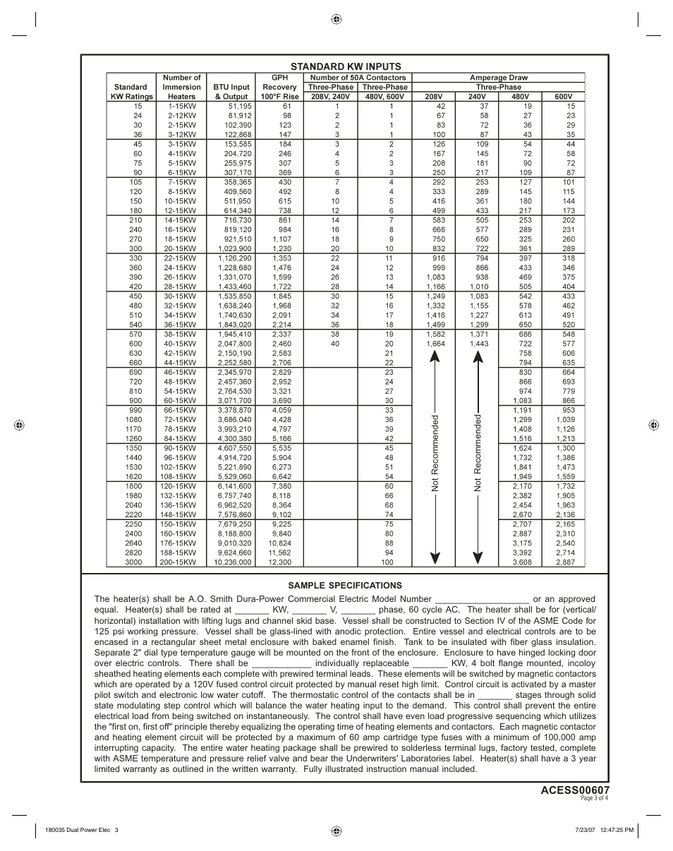 A.O. Smith 000 User Manual | Page 3 / 4