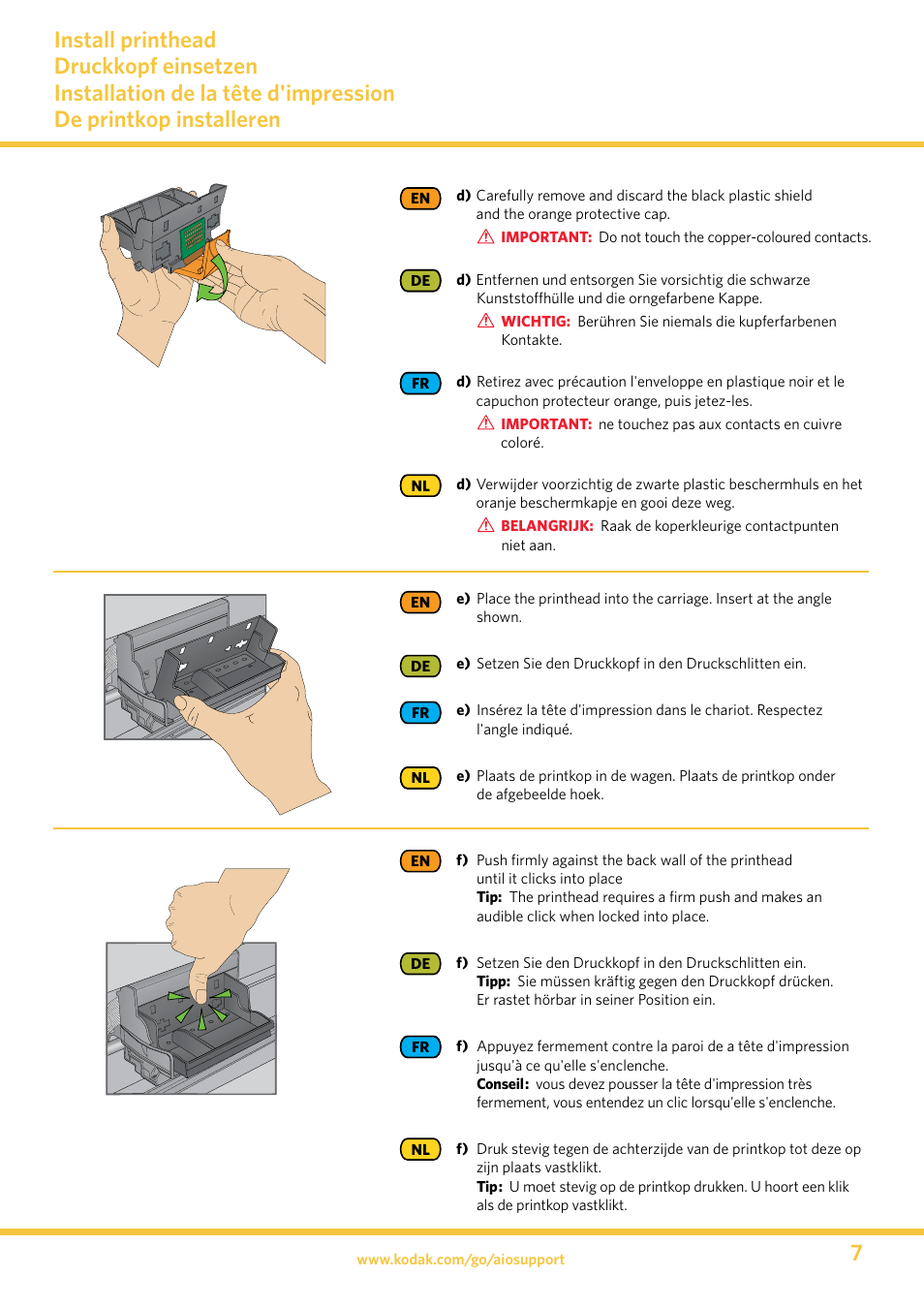 Kodak 5500 User Manual | Page 7 / 32