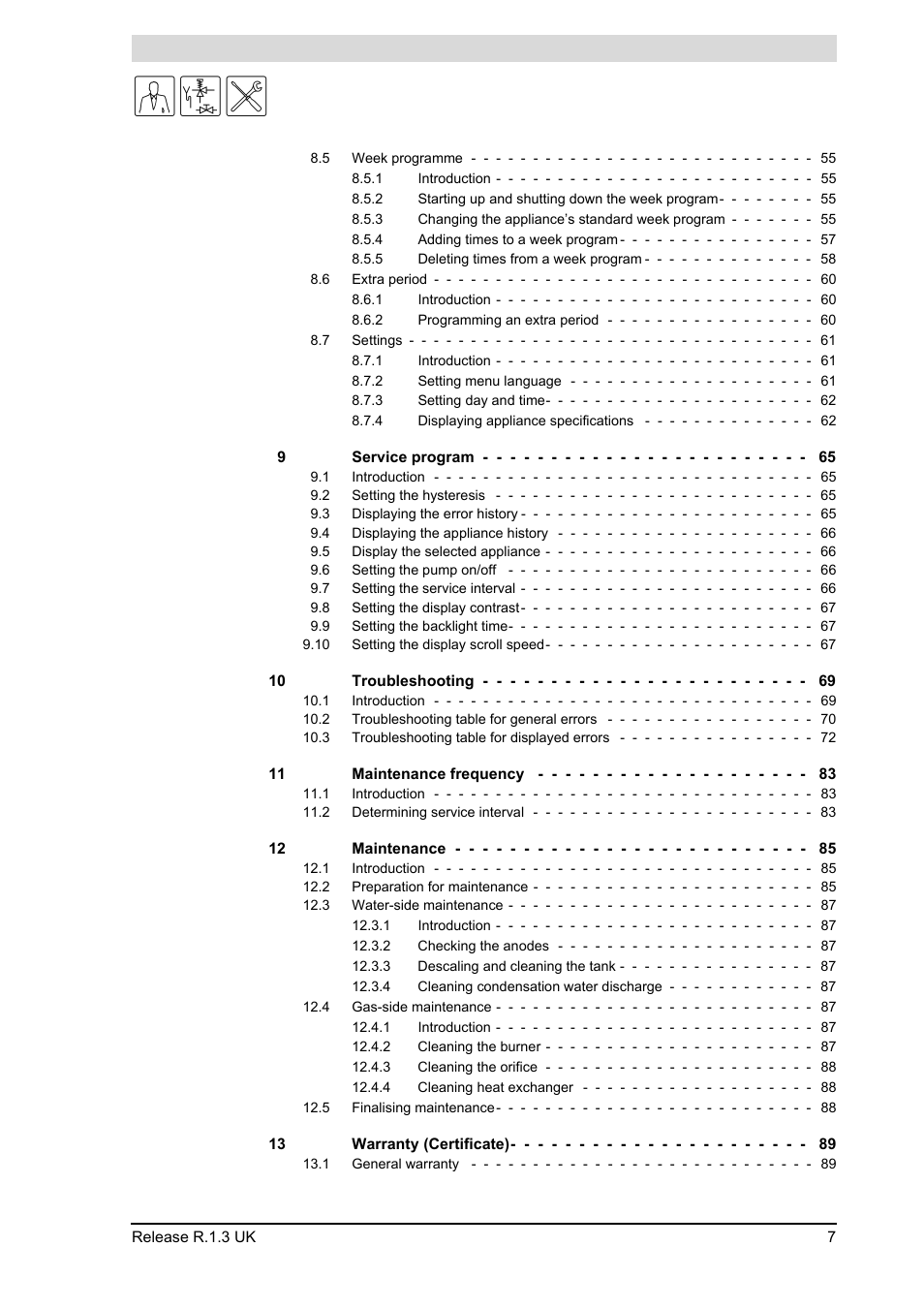A.O. Smith BFC - 28 User Manual | Page 7 / 96