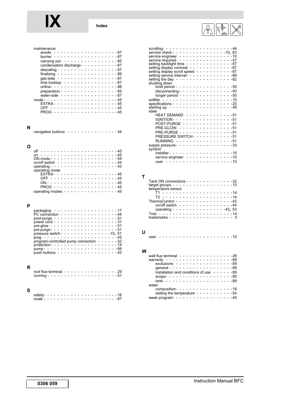Ix gis | A.O. Smith BFC - 28 User Manual | Page 96 / 96