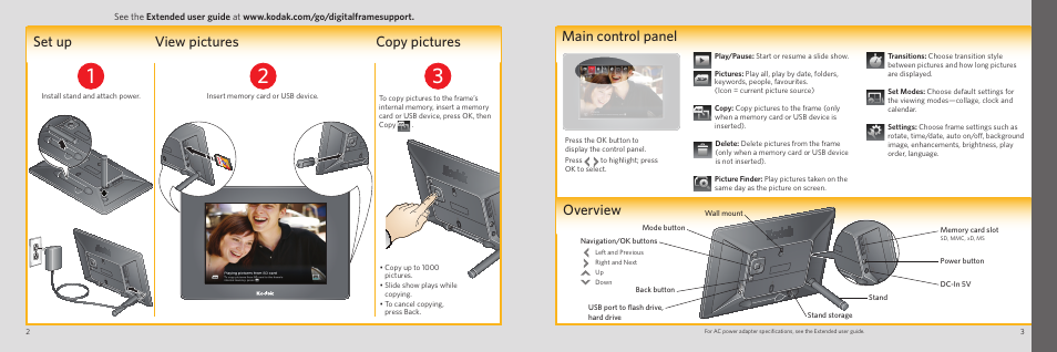 Kodak P76 User Manual | Page 2 / 13