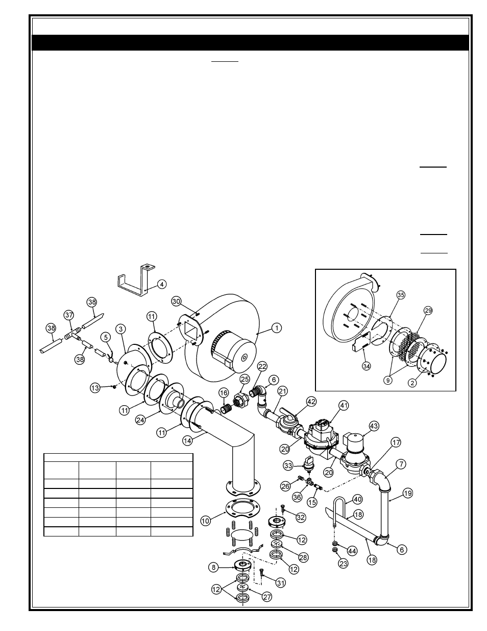 Lb/lw natural gas train/blower assembly | A.O. Smith SLB/LW:1000 User Manual | Page 5 / 8