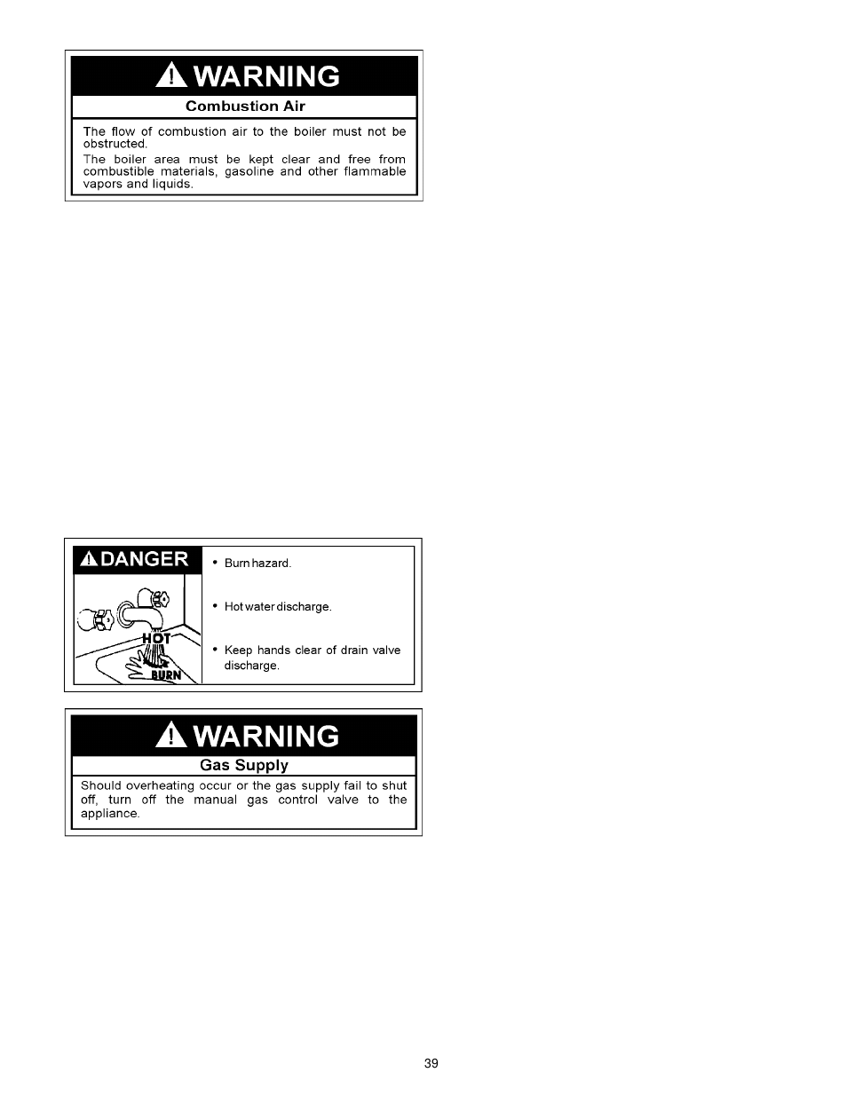 A.O. Smith VB/VW-500 User Manual | Page 39 / 44