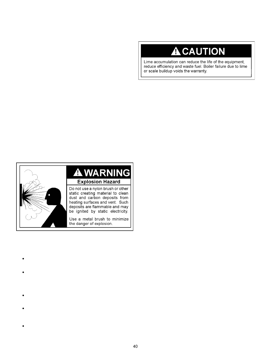 A.O. Smith VB/VW-500 User Manual | Page 40 / 44