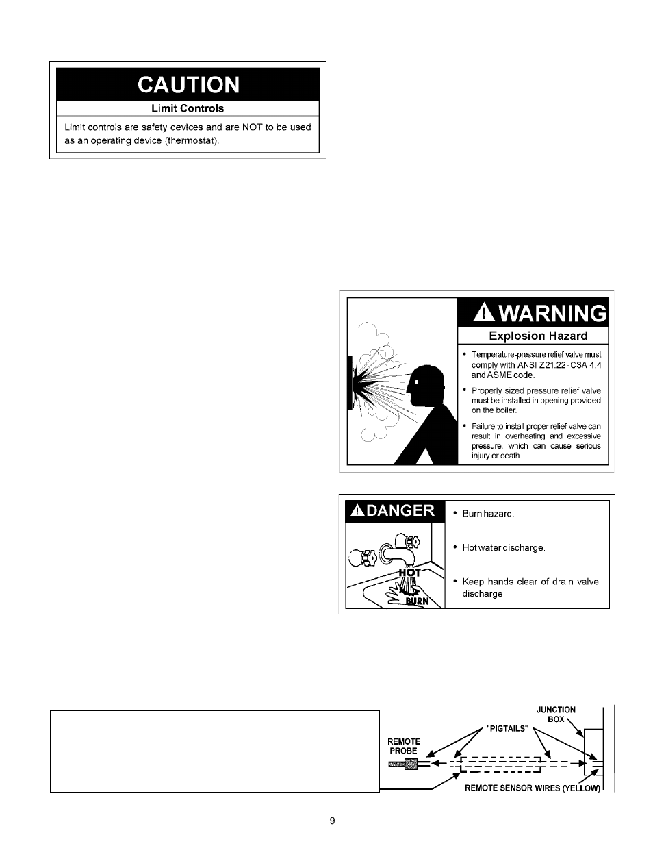 A.O. Smith VB/VW-500 User Manual | Page 9 / 44