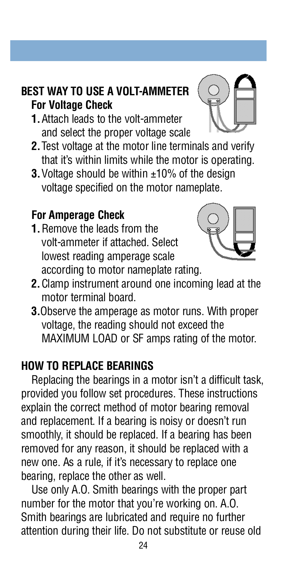 A.O. Smith Century Pool & Spa Motor User Manual | Page 25 / 59