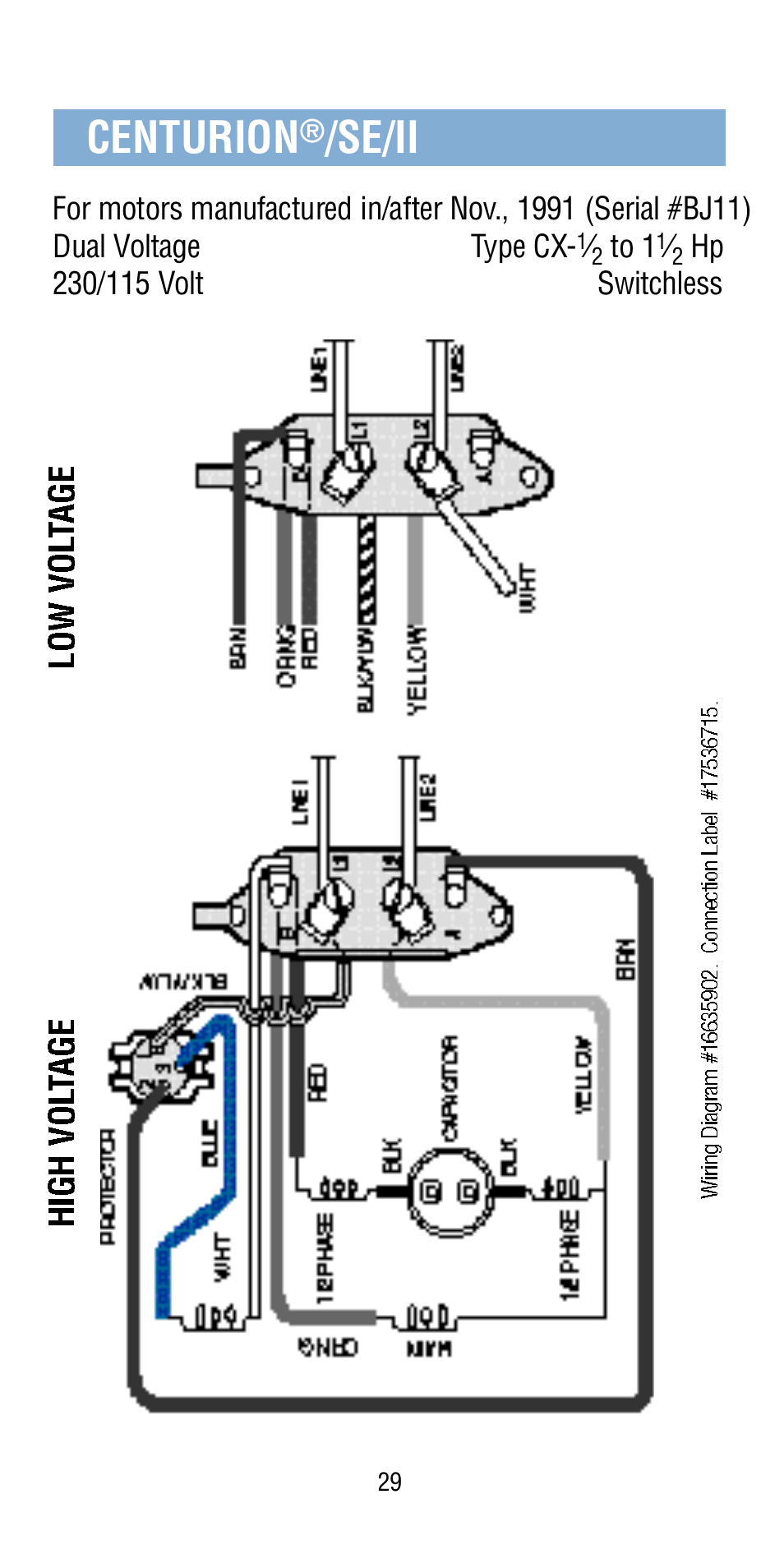 Centurion, Se/ii | A.O. Smith Century Pool & Spa Motor User Manual | Page 30 / 59