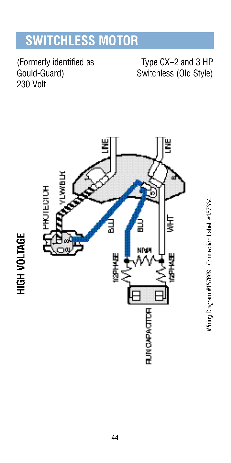 Switchless motor | A.O. Smith Century Pool & Spa Motor User Manual | Page 45 / 59