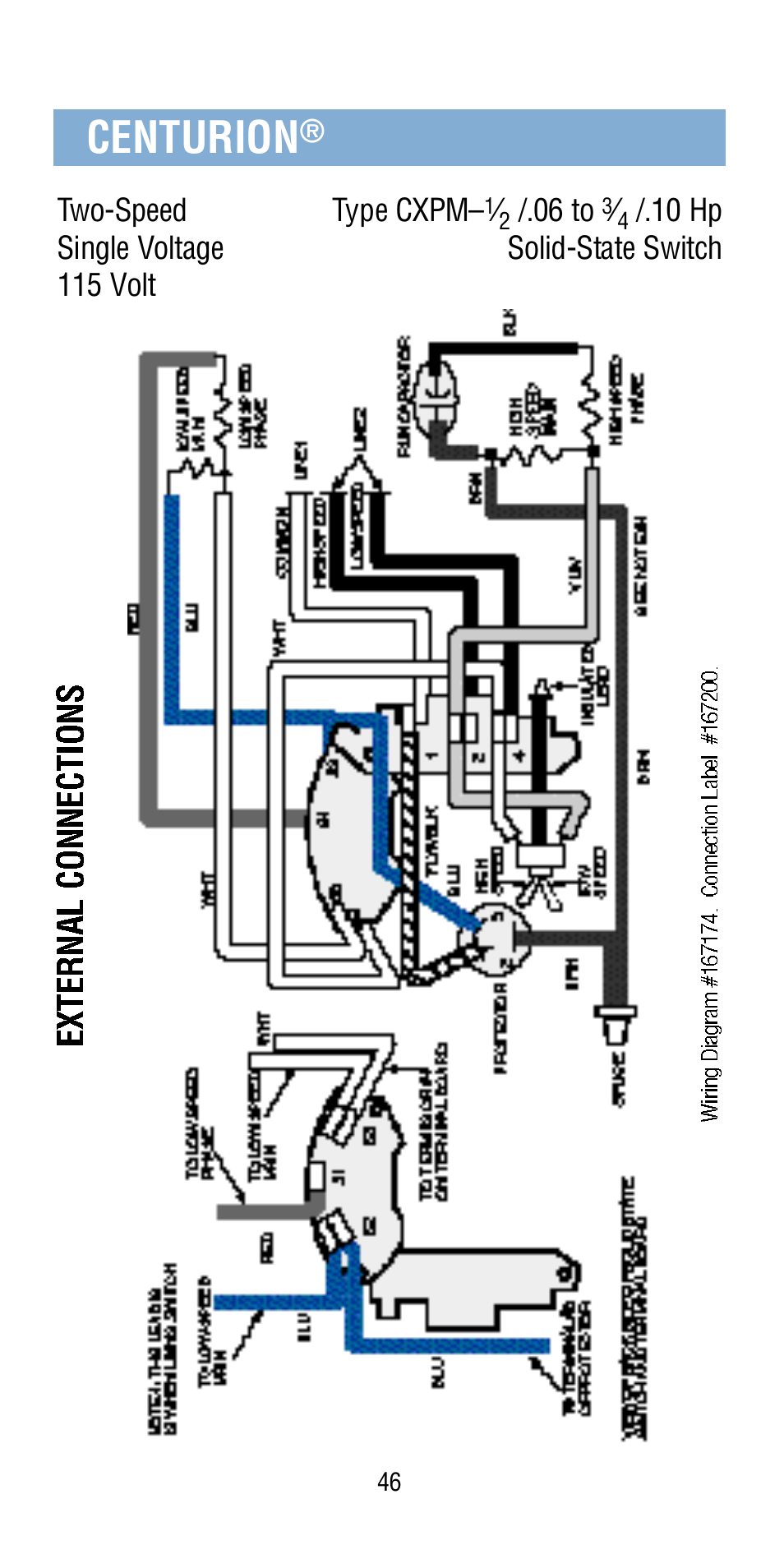 Centurion | A.O. Smith Century Pool & Spa Motor User Manual | Page 46 / 59