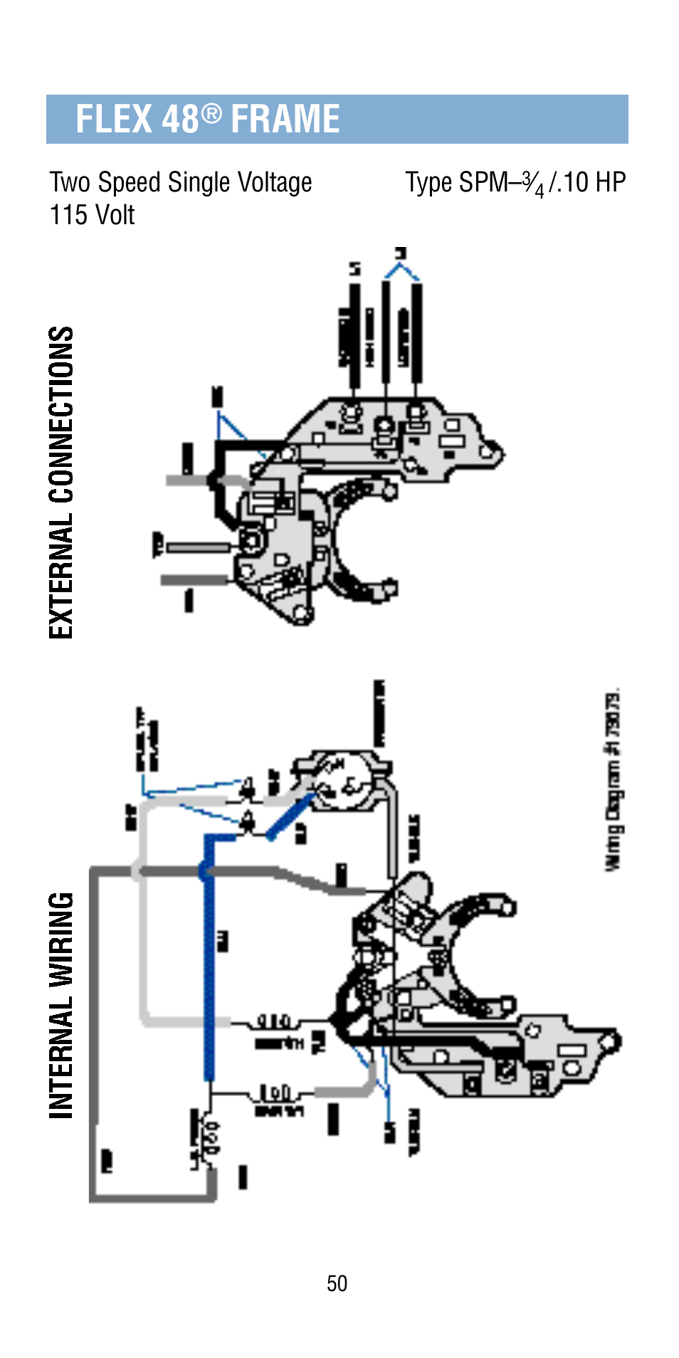 Flex 48, Frame | A.O. Smith Century Pool & Spa Motor User Manual | Page 50 / 59