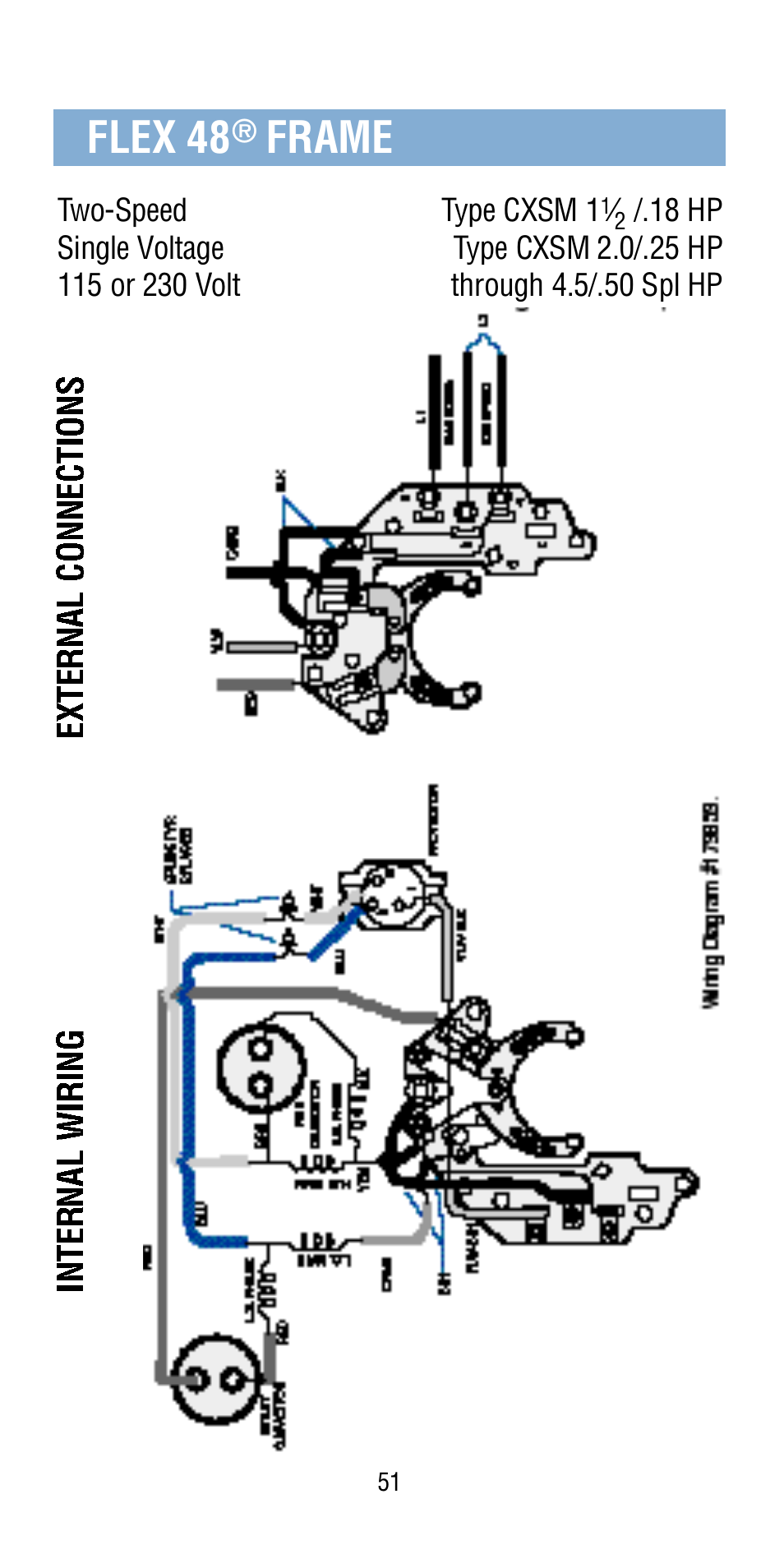 Flex 48, Frame | A.O. Smith Century Pool & Spa Motor User Manual | Page 51 / 59