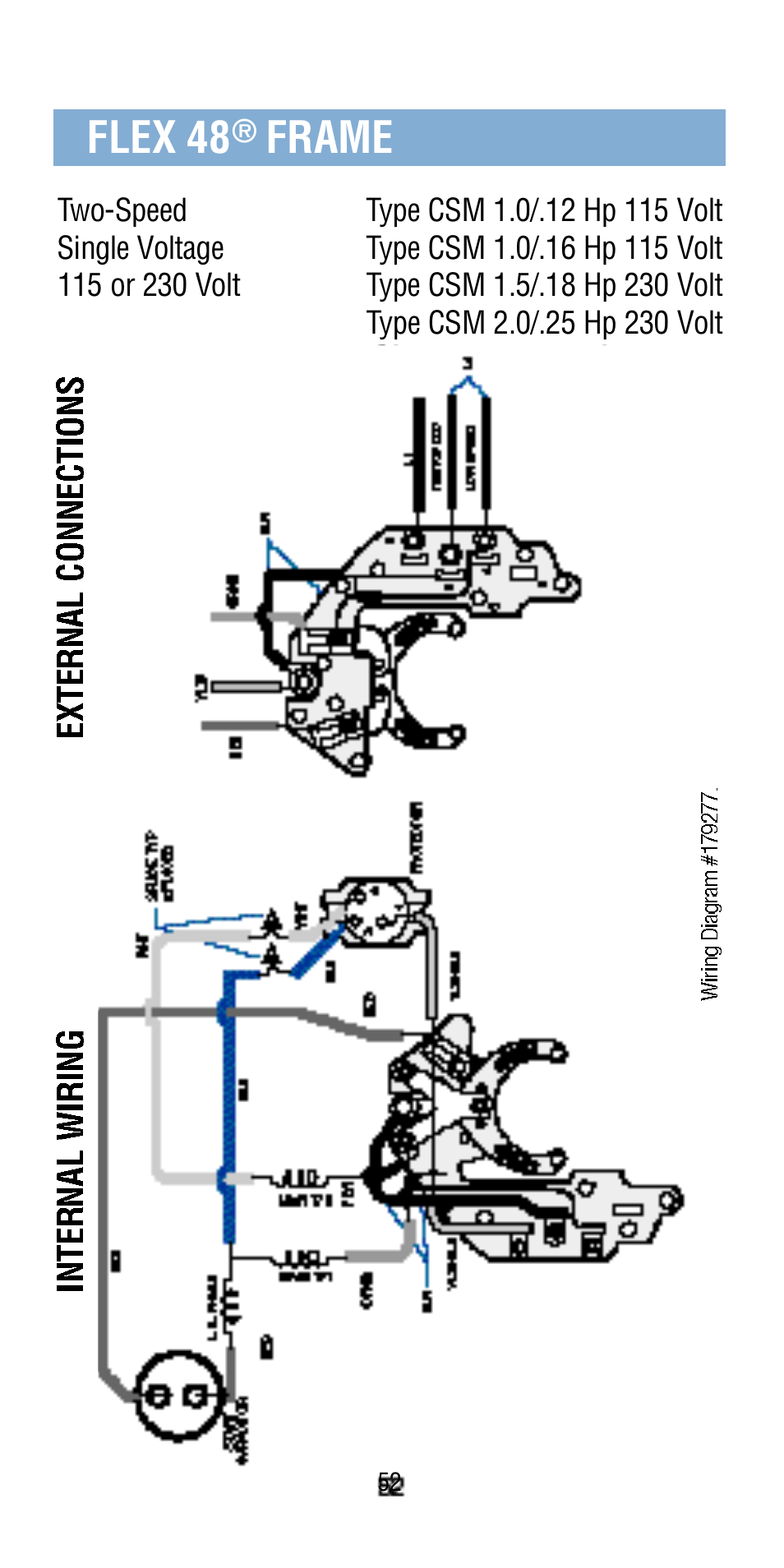 Flex 48, Frame | A.O. Smith Century Pool & Spa Motor User Manual | Page 52 / 59