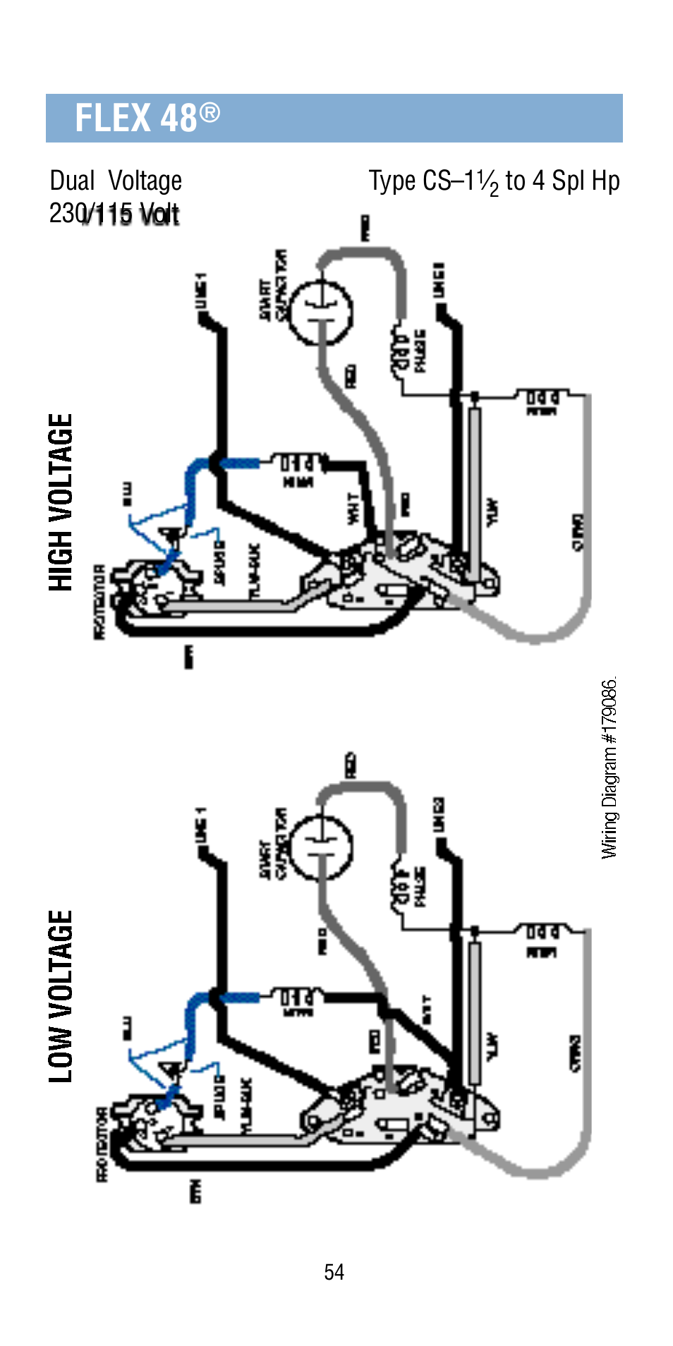 Flex 48 | A.O. Smith Century Pool & Spa Motor User Manual | Page 54 / 59