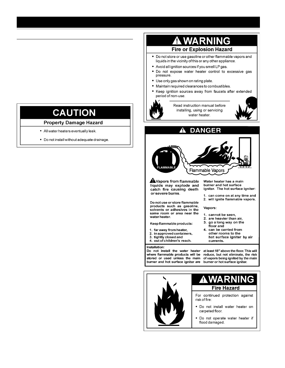 Locating the new water heater | A.O. Smith W/HOT User Manual | Page 10 / 36