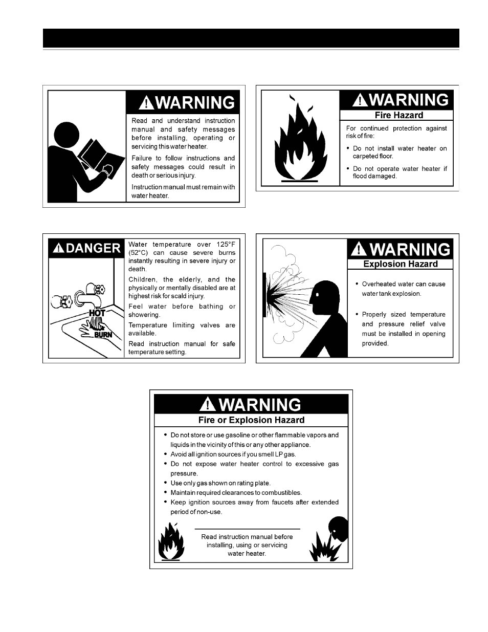 General safety | A.O. Smith W/HOT User Manual | Page 3 / 36