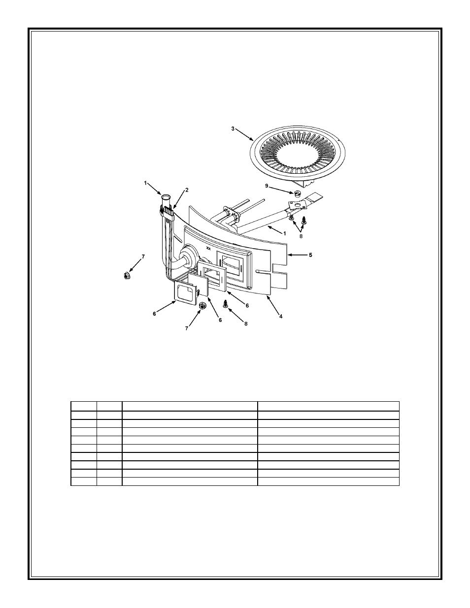 Burner assembly | A.O. Smith AOS GPHE-50 User Manual | Page 4 / 4